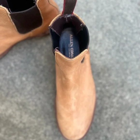 Allen Edmonds Brown Chelsea Boots 13 - Picture 3 of 11
